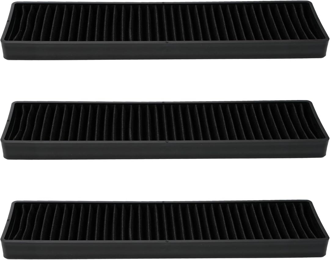 3-Pack WB06X10807 Microwave Filter Replacement Charcoal Filters for GE Microwaves JVM7195EK5ES/JVM7195SK6SS/PNM9216SK5SS
