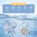 Hands Free Breast Pump Wearable MY-375 - Strong Suction, Low Noise, Wearable Breastfeeding Pump with 4 Mode &12 Levels, Portable Electric Breast Pump 24mm - 19/21/Insert/Flange, 2 Pack (White)