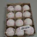 12 Pack Velvet Christmas Ball Ornaments 60mm/ 2.36'' Bow Christmas Tree Decorations Xmas Ornaments for Tree Home Coquette Room Birthday Party Front Door Wedding Holiday Decor (Pink)