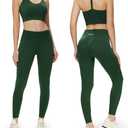 NANJI Seamless Leggings for Women - Scrunch Butt Lifting No Front Seam Mid Waist Squat Proof Active Workout Gym Yoga Pants (Green)
