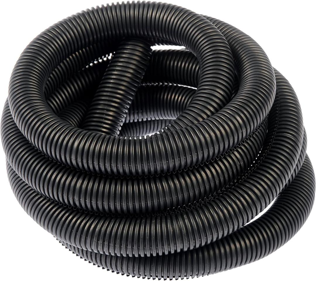 Dorman 86665 3/4 In. X 10 Ft. Black Flex Split Wire Conduit, 10 Pack Universal Fit