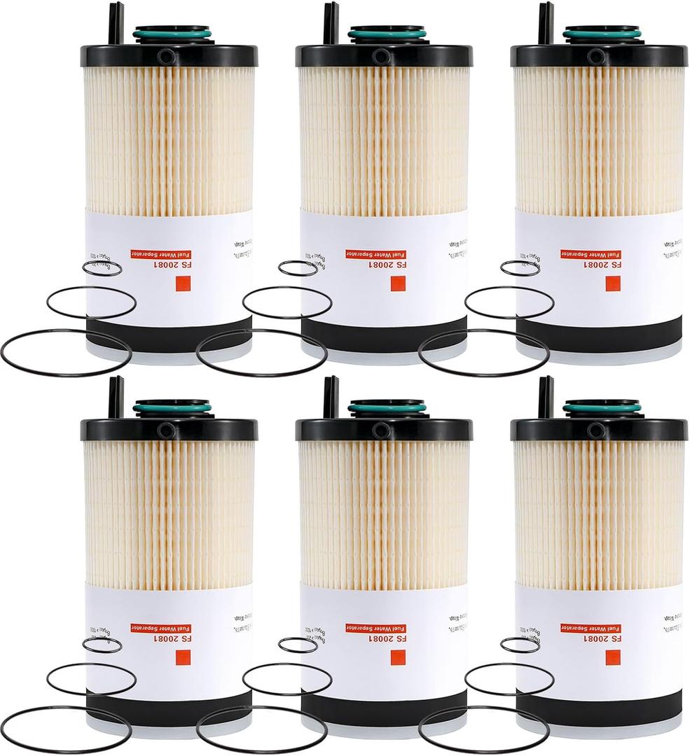 FS20081 Fuel Water Separator Filter Set Of 6