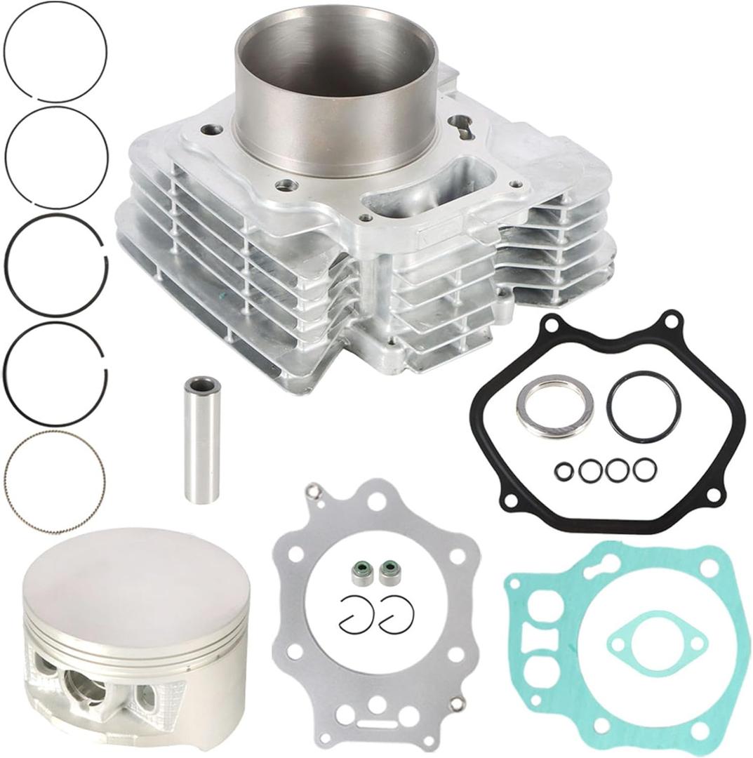 Top End Kit Cylinder Piston Gaskets Kit Replacement for Honda Foreman 450 TRX450 1998 1999 2000-2004 Replacement for 12100-HN0-A00 12251-HN0-A01