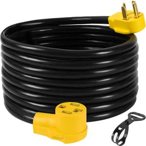 Dryer Extension Cord 4 Prong, 25 Feet 30 Amp NEMA 14-30P to 14-30R Extension Cord for Dryer Power Extension and EV Charging, 125V/250V