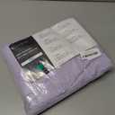 LuxClub 4 PC Full Sheet Set, Deep Pockets Wrinkle Free Cooling Bed Sheets Hotel Bedding for Women, Men, Kids & Teens, Includes 1 Fitted Sheet, 1 Flat Sheet and 2 Pillowcases-Soft Lavender