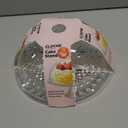 ifundom Cake Stand with Lid for Display 16cm, Acrylic Cake Plate with Dome Cover Plastic Food Serving Platter with Lid Food Stand Round Bread Dish Plate for Christmas Party Entertaining