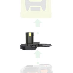 Adapter Upgrade for Ryobi 18V Cordless Tools - Compatible with Ridgid 18V Batteries Installation and Power Supply (No Charging Function) - 1 Adapter Only