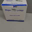 100 Pack Disposable 10ml/cc Lab Syringes with 18Ga 1 Inch Needle Luer Lock, Individually Sealed Packed