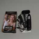 Electric Milk Frother Handheld: Rechargeable - LED Digital Display, Bare-Bones Version - Blackish Purple