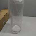 Clear Flower Vase, Non-breakable Vases, 6" W x 16" H, Acrylic Vase, Aesthetic Room Decor Cylindrical Modern Flower Vases for Table Centerpiece, Home Decor, Women Floral Arrangement Gift