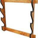 Rush Creek Creations | Indoor Gun Rack for up to 3 Rifles or Shotguns, Premium Wood Construction with Scratch-Resistant Finish Gun Storage for Firearms, Alternative for Gun Safe for Rifles and Pistols