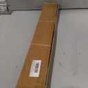 AIZESI Brushed Stainless Steel Tension Shower Curtain Rod 36-53" No Drill