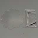 Flower Shape Acrylic Lollipop Stand 16 Holes, Cake Pop Holder Display Rack, Clear Candy Dessert Stand for Christmas Weddings, Birthday Parties, Baby Showers, Bakery Tabletop Showcase