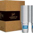 Top Cup by Ball  16 Ounce, 30 Count, Reusable Aluminum Party Cups | Cold-Holding, Recyclable, Made in USA