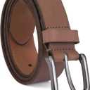Timberland Men's 35mm Classic Buckle Leather Belt for Jeans (38, Brown)