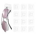 WEIMAISI Glasses Holder 12pack Sunglass Organizer Wall, Acrylic Sunglass Holder Clear Sunglasses Display Rack for Multiple Glasses, Eyeglass Holder for Office & Home Decor