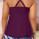 Daci Women's Plus Size Tankini Swimsuit - Two Piece Bathing Suit with Shorts Tummy Control Swimwear with V-Wire 2025
