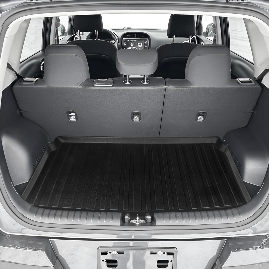 Premium Cargo Liner for Kia Soul 2020-2025 - 100% Protection - Custom Fit Car Trunk Mat - Easy-to-Wash & All-Season Black Cargo Mat - 3D Shaped Laser Measur5d Trunk Liners for Kia Soul (SK3)
