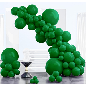 PartyWoo Dark Green Balloons 85pcs Different Sizes of 18 12 10 5 Inch Emerald Hunter Forest Green Balloon Arch Kit for Birthday Christmas Graduation Dinosaur Jungle Theme Party Decorations Green-Y56