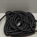 Garden Hose 100FT Non-Expanding, Lightweight Hose With 10-Function Nozzle, Leak-Proof No-Knot, Easy to Carry, Wear-Resistant, Sturdy 3/4GHT Flexible Water Hose for Outdoor (Black with Nozzle)