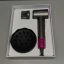 SHRATE Professional High Speed Ionic Hair Dryer | Ultra-Fast Drying | 500 Million Negative Ions | Low Noise | 160000 RPM | Compact Blow Dryer with Magnetic Diffuser for Faster Drying All Hair Types (Grey)