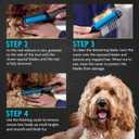FURminator 2-in-1 Doodle Grooming Tool for Dogs, 1 Count, Dematting Tool with Comb for Mats, Tangles & Maintenance on Curly, Long, Silky & Wiry Coats
