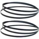 62 Inch x 1/4 Inch x 14 TPI Bandsaw Blades High Carbon Steel Band Saw Blades for Woodworking for Wen,Craftsman,Ryobi,Skil 9" bandsaw -0.014 Inch Thick 2 Pack Black