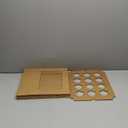 Homoyoyo Cupcake Storage Boxes with Window 10 Paper Cake Boxes Muffin Packaging