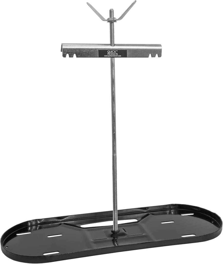 Quick Products QP-TS323 Dual Propane Tank Mount Mounting Rack for RVs, Campers, Travel Trailers, Ice Houses & Fish Houses - Holds Two 40 lb., 30 lb. or 20 lb. Tanks