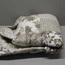 Great Bay Home Reversible Patchwork Sofa Cover - Washable Slipcover Furniture Protector with Elastic Straps - Couch Cover for Dogs, Kids, and Pets - Box-Stitched Detail (Sofa, Taupe)