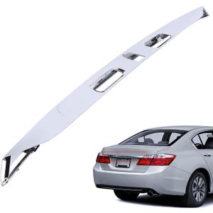 Rear License Garnish Molding Chrome Trims for 2013-2015 Compatible with 2013 2014 2015 Honda Accord 2.0-3.5L Rear License Garnish Molding Trunk Replace 74890-T2F-A11 74890T2FA11
