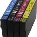 Remanufactured Ink Cartridge Replacement for 812 812XL for WF-7820 WF-7840 EC-C7000 (4 Pack)