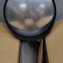 2Pcs 12" Convex Security Corner Mirror (Clear View) - Adjustable Fixing Bracket, Wide Angle, Indoor and Outdoor Use - Ideal for Warehouse, Office, Parking Garage, and Traffic Safety (Black)