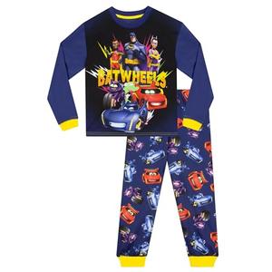 DC Comics Batman Pajamas | Batwheels Boys Pajamas | Batmobile Boys Pjs Set | Purple 7,   6-7Y