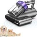 Bed Vacuum Cleaner Mattress Vacuum Cleaner,16Kpa Powerful Handheld Vacuums with UV-C Light & Double Dust Cup & High Heating & Ultrasonic & Anion for Bed Sofa