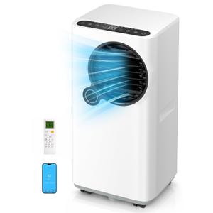 16000 BTU Portable Air Conditioner for Large Rooms up to 750Sq.Ft, 6-in-1 Smart AC Unit with WiFi App Control, Quiet 45dB Sleep Mode, Child Lock for Home Office Bedroom