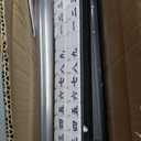 American Mahjong Set with 160 White Tiles and 4 Transparent Holders/Pushers, Portable American Style Mahjong Game, Classic Board Games for Family Night