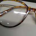 Gaoye Blue Light Blocking Glasses - Trending Round TR90 Frames, Metal Arms, UV400 Protection - Matching Soft Case (*1-tea Leopard/Transparent Lens)