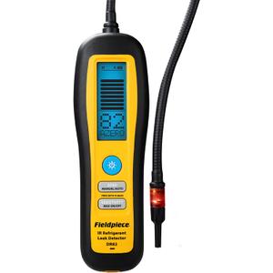 Fieldpiece - DR82 Infrared Refrigerant Leak Detector - Ultra-Sensitive Leak Sniffer with Large, Backlite LCD Screen - Lightweight HVAC Tool