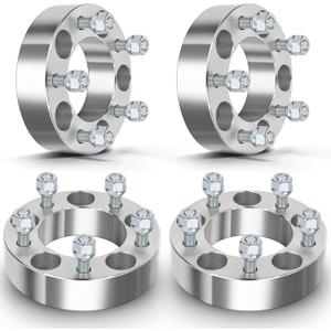 ECCPP 4PCS 1.5 inch Wheel Spacers 5x4.75 to 5x4.75 5X120.65mm12x1.5 Studs 87.1mm CB 5 Lug fits for 1964-1973 for Chevelle |1988-2012 for Corvette |1982-1990 for S15