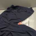 G4Free Chillwhisp Lightweight Wide Leg Cargo Pants Women Elastic Waist Flowy Palazzo Pants for Casual Travel (Small, Dark Navy)