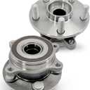 2 Pcs 513287 Front Wheel Hub Bearing Assembly Compatible with Toyota Prius 2010-2015, for Toyota Prius Plug-in 2012-2015, for Lexus CT200H 2011-2017, Wheel Bearing 5 Lug