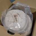 Bedsure Waterproof Blanket for Bed - Sherpa Fleece Waterproof Dog Blankets for Large Dogs, Pet Blankets for Bed/Couch/Dog Crate, Soft Plush Reversible Furniture Protector, King Size, 108"x86", Cream