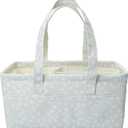 Mr. Pen- Baby Diaper Caddy Organizer, Diaper Organizer, Baby Organizer, Car Diaper Caddy (1 Pack, Regular, Patterned Gray)