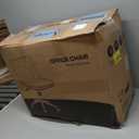 Marsail Armless-Office Desk Chair with Wheels: PU Leather Cross Legged Wide Chair,Comfortable Adjustable Swivel Task Chairs for Home,Office,Make Up,Small Space,Bed Room(Light Beige)