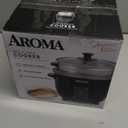 Aroma Housewares ARC-363-1NGB 3 Uncooked/6 Cups Cooked Rice Cooker, Steamer, Multicooker, 2-6 cups, Black