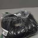 Babyezz Ear Piercing Pillow for Side Sleepers - Ear Hole Pillows for Ear Pain Inflammation, CNH & Pain Relief, O-Shaped Orthopedic Pillow for Pressure Sores, Soft Cotton (Black)