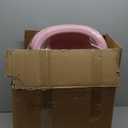 Adjustable Children Shampoo Chair for 3-10 Year Old Bathing Seat Tub Collapsible with Prevent Wet Clothes Design (pink-basin)