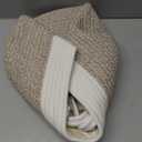 Diaper Caddy Organizer, Empty Gift Basket for Newborn Essentials, Baby Storage Basket, Stylish Gift Bag for Baby Shower, Boys and Girls  Small, White and Beige Brown (Small - 14.2"L x 8.7"W x 7.1"H)