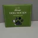 EXPAWLORER Anti-Slip Dog Socks,Dog Boots&Paw Protectors to Prevent Licking,Dog Shoes for Hot/Cold Pavement, Double Sides Non-Skid Traction Control on Hardwood Floor for Senior Dogs (Small (4 Count), Black)